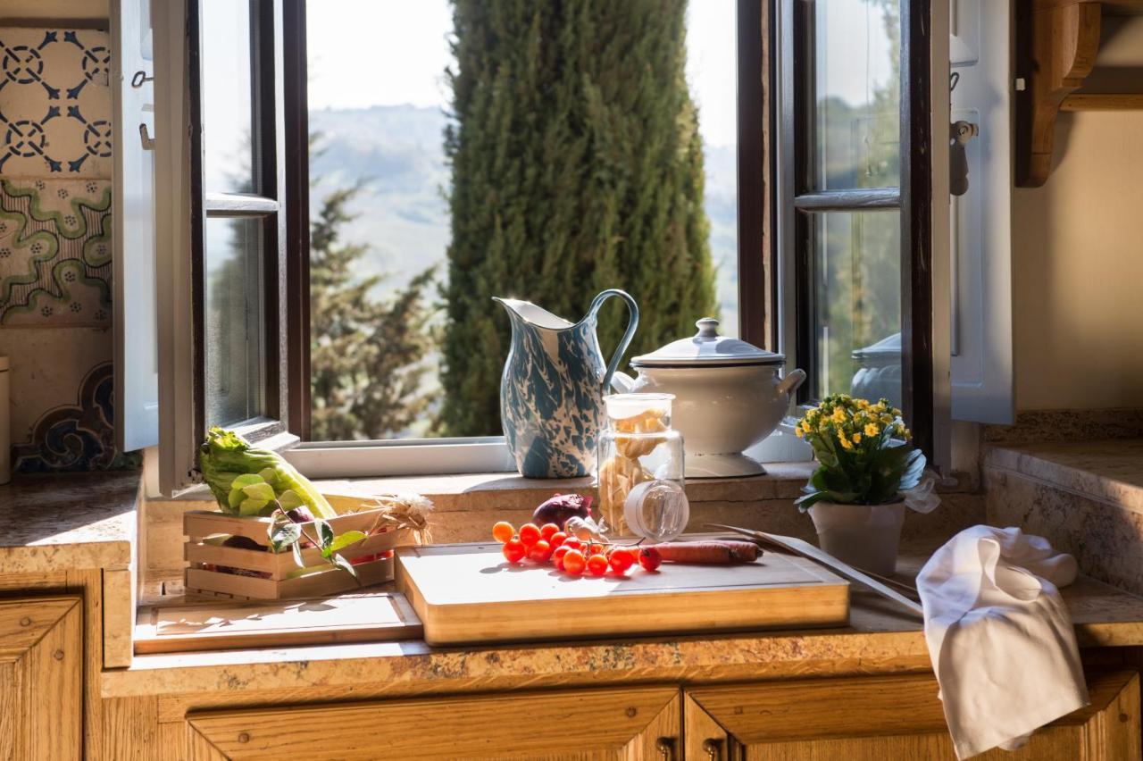 Agriturismo Cretaiole 皮恩扎 外观 照片